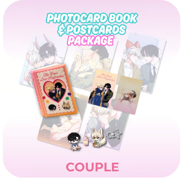 The Fox's Love Refresher Photocard Book &Postcards Package