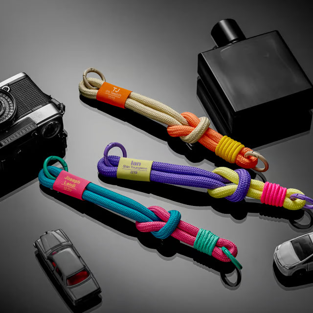 Wet Sand: B-Day Strap Key Ring