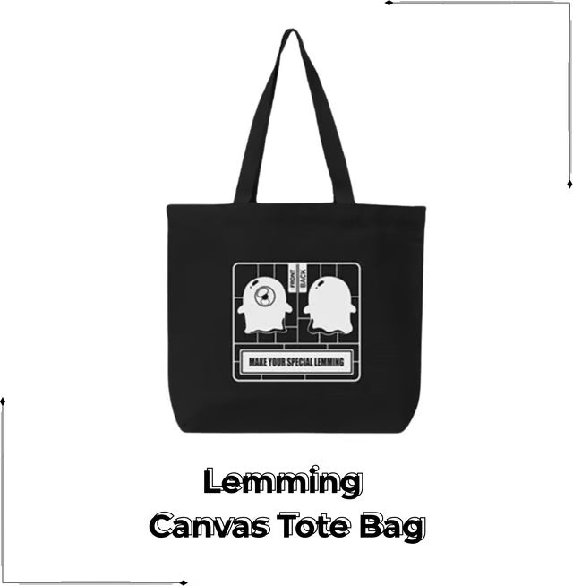 Illusion Hunter from Another World: Lemming Canvas Tote Bag