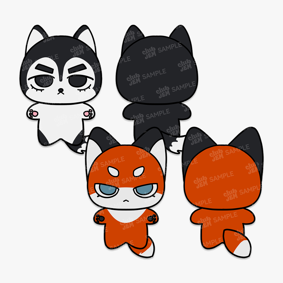 DREAMING OF THE DOKKAEBI: Bihwan x Minchan Plush Doll Set