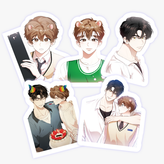 [Pre-Order] He Might Bite! : Removable Sticker Pack